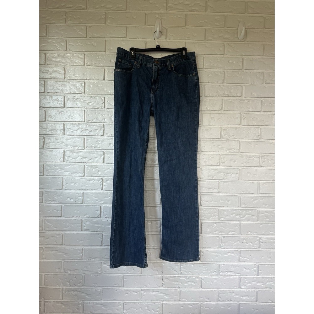 Cruel Girl Womens Slim Boot Cut Jeans Size 13 Long Blue 100% Cotton Pockets